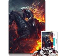 Rompecabezas de 1000 Piezas con Pintura de Guerreros Medievales para Adolescentes, Juegos educativos, decoración del hogar, colección de Artistas, Bellas Artes (38x26cm)