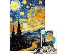 Rompecabezas de 1000 Piezas con Pintura psicodélica para Adultos Juego Familiar para Pasar el Tiempo en casa cumpleaños y Navidad (tamaño 50x75cm)