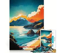 Rompecabezas de 1000 Piezas con póster artístico de Las Islas Subantárticas para Adolescentes Juguete Inteligente para el hogar Corte preciso Regalo Original 38x26cm