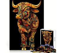 Rompecabezas de 1000 Piezas con póster artístico Original de Toro para Adultos Juguete para estimular la lógica y divertirse Juntos Diseño Elegante Regalo Ideal (50x75cm)