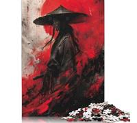 Rompecabezas de 1000 Piezas con póster de Shinobi o Ninja para Adultos. Rompecabezas de Papel. Juegos educativos para niños. 38x26cm/1000 Piezas