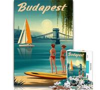 Rompecabezas de 1000 Piezas con póster del Mundo para Adultos y Adolescentes Juguete Educativo Intelectual descompresor Regalo de Amigo Secreto (26x38cm)