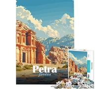 Rompecabezas de 1000 Piezas con póster Vintage de Petra Jordan Juguetes adictivos para Cultivar la Paciencia Juegos Divertidos Decoración Perfecta Regalo de cumpleaños (tamaño 50x75cm)