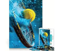 Rompecabezas de 1000 Piezas con Raqueta y Pelota de Tenis para Adultos, Juguete de lógica Pura, Momento de Paz, Corte preciso, Regalo sincero 50x75cm