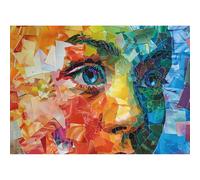 Rompecabezas de 1000 Piezas con Respaldo Codificado por Letras para Fácil Armado Colores Vivos Diversión Familiar Interactiva Tamaño Final de 70x50 cm Decoración de Pared de Arte en Papel