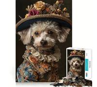 Rompecabezas de 1000 Piezas con Retrato de Perro Real para Adultos Ideal para ejercitar la Memoria y Disfrutar del Tiempo Libre Diseño de colección de Arte para armar (50x75cm)