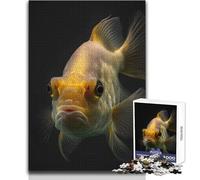 Rompecabezas de 1000 Piezas con Retrato de pez, Juguete fotográfico, Juego Intelectual, Aprendizaje, Regalo Educativo para cumpleaños, tamaño 38x52cm