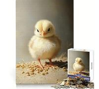 Rompecabezas de 1000 Piezas con Retrato de Pollito Enojado para Adolescentes Un desafío Mental Un Juego de Ocio Relajado Ajuste Ideal (38x52cm)