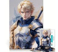 Rompecabezas de 1000 Piezas con Retrato de un Joven Caballero para Adultos,Juguete para Resolver Problemas,de Calidad Profesional,Ideal para Relajarse en Grupo en Interiores (38x52cm)