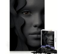 Rompecabezas de 1000 Piezas con Retrato Texturizado y Tela fluida para Adolescentes Juguete para desarrollar la lógica y la diversión Bordes Suaves Regalo Creativo 38x26cm