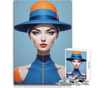 Rompecabezas de 1000 Piezas con Retratos de una Belleza impactante para Adolescentes Juego Divertido para el Desarrollo cognitivo reflexivo para Celebraciones Tamaño 50x75cm