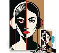 Rompecabezas de 1000 Piezas con ritmos de música Retro para Adultos Fortalece la Memoria, Alivia el estrés y Mejora la Calidad Regalo Sorpresa de cumpleaños (38x26cm)