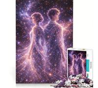 Rompecabezas de 1000 Piezas con Signos del Zodiaco Juguetes para armar Ideal para Relajarse y Disfrutar cumpleaños y Navidad 38x52cm