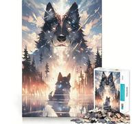 Rompecabezas de 1000 Piezas con supervisión Parental para Adultos y Adolescentes Juguete de lógica para Relajarse Corte de precisión Regalo Ideal (38x52cm)