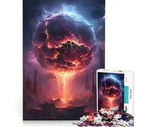 Rompecabezas de 1000 Piezas con temática de Anime: Destrucción de la Tierra Juguetes para armar, Ideales para Relajarse y Disfrutar del Tiempo Libre cumpleaños y Navidad 50x75cm