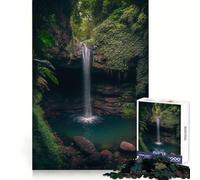 Rompecabezas de 1000 Piezas con temática de Cascada y Jungla para Adolescentes Ideal para desarrollar la concentración, Relajarse y Jugar a entrelazar Objetos Un Regalo Memorable (38x26cm)
