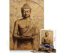 Rompecabezas de 1000 Piezas con temática de meditación Budista para Adultos Desarrolla la Capacidad de concentración y el Pensamiento Ofrece una Experiencia de Ocio pausada y precisa Bordes precisos