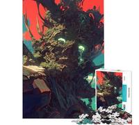 Rompecabezas de 1000 Piezas con temática de Monstruos Naturaleza y Anime Difícil y desafiante Juego Educativo de análisis y lógica Apto para Mayores de 14 años (38x26cm)