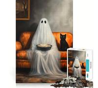 Rompecabezas de 1000 Piezas con temática de películas de Fantasmas para Adolescentes Ideal para Fortalecer la Memoria Divertido, Sencillo Regalo Memorable 38x52cm