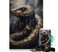 Rompecabezas de 1000 Piezas con temática de Serpientes y Seres sobrenaturales para Adolescentes Juguete Inteligente para Jugar en Interiores Corte preciso (38x52cm)