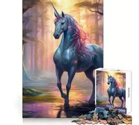 Rompecabezas de 1000 Piezas con temática de Unicornios y mitología para Adultos Ideal para concentrarse, Relajarse y Disfrutar de Momentos agradables Diseño Sorpresa Festiva (50x75cm)