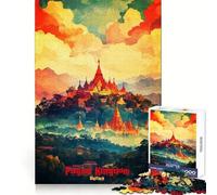 Rompecabezas de 1000 Piezas con temática del Reino Pagano para Adultos Juguete cognitivo para Fortalecer los Lazos afectivos Ideal para armar pedirle a Papá Noel (38x52cm)