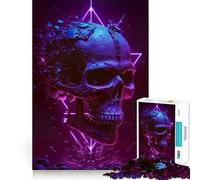 Rompecabezas de 1000 Piezas con temática retrofuturista para Adolescentes Juguete Mental para aliviar el estrés Corte Premium (38x52cm)