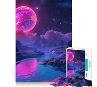 Rompecabezas de 1000 Piezas con un Hermoso Paisaje Natural y Bordes Lisos Ideal para desarrollar la Mente,divertirse y Pasar un rato Agradable cumpleaños o como pasatiempo 50x75cm