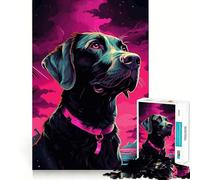 Rompecabezas de 1000 Piezas con un Hermoso Perro,articulaciones Suaves,diversión,lógica y Pensamiento Juego Casual para Pasar el rato Regalo Divertido de Navidad (50x75cm)