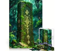 Rompecabezas de 1000 Piezas con un Monumento a un Antiguo Bosque para Adolescentes Estimulación cognitiva Tiempo Libre Cierre hermético Regalo Ideal para Navidad (38x26cm)