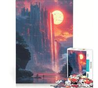 Rompecabezas de 1000 Piezas con un Paisaje épico de fantasía, Juego práctico, Actividades Divertidas para Hacer en casa, Ideal para Decorar el Escritorio 38x52cm