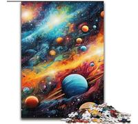 Rompecabezas de 1000 Piezas con un Universo Colorido, Juego Creativo Familiar y decoración del hogar, Adolescentes (tamaño: 50x75cm)