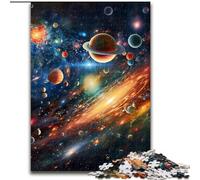 Rompecabezas de 1000 Piezas con un Universo Colorido, Juego Creativo Familiar y decoración del hogar, Adolescentes (tamaño: 26x38cm)