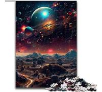 Rompecabezas de 1000 Piezas con un Universo Colorido, Juego Creativo Familiar y decoración del hogar, Adolescentes (tamaño: 26x38cm)