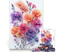 Rompecabezas de 1000 Piezas Conjunto de Claveles Vibrantes para Adolescentes: Pensamiento Estratégico, Escape Serenísimo, Diseño Limpio y Reflexivo para Navidad (50x75cm)