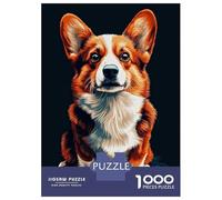 Rompecabezas De 1000 Piezas Corgi Dog Portrait Poster, Picture, Metal Print, Paint by Creed Rompecabezas Para Adultos Juego De Ingenio Análisis Y Lógica Interacción Entre Padres E Hijos 70x50cm/1000pc