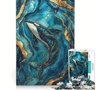 Rompecabezas de 1000 Piezas Corrientes Místicas de Kintsugi Art para Adultos Juego práctico Actividades Divertidas para Hacer en casa Toda la Familia 38x26cm