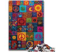 Rompecabezas de 1000 Piezas Cosas Psicodélicas para Adultos y Adolescentes Un Juego desafiante, Ideal para Regalar a Toda la Familia (38x26cm)
