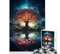 Rompecabezas de 1000 Piezas Cosmic Serenity Juguete Educativo Gran Regalo para Juegos Familiares con póster a Juego y Hoja de Trivia tamaño 38x26cm