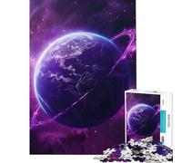 Rompecabezas de 1000 Piezas Cosmos Morados Juegos educativos para Juegos de desafío Juguetes geniales Regalos y Juguetes para Pasar el Tiempo en casa Durante Las Vacaciones (tamaño 50x75cm)