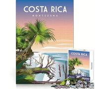 Rompecabezas de 1000 Piezas Costa Rica Clean Fit Decor Logic Fun Toy Cozy Time Play Christmas Art Piece 38x52cm