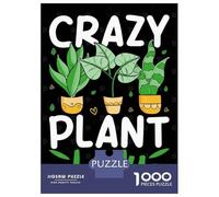Rompecabezas De 1000 Piezas Crazy Plant Lady Rompecabezas para Adultos Juego De Ingenio Carrera De Velocidad De Manos Cumpleaños Y Navidad 52x38cm/1000pcs