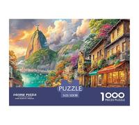Rompecabezas De 1000 Piezas «Cristo Redentor_ Brasil» para Niños - De Papel Ecológico, Juego Familiar para El Desarrollo Cognitivo Y La Diversión 52x38cm/1000pcs