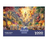 Rompecabezas De 1000 Piezas «Cristo Redentor_ Brasil» para Niños - De Papel Ecológico, Juego Familiar para El Desarrollo Cognitivo Y La Diversión 70x50cm/1000pcs