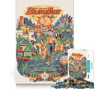 Rompecabezas de 1000 Piezas - Cuentos de Verano de Bielorrusia,decoración de Bordes limpios,Juguete para Entrenar el Pensamiento,Juego Divertido y fácil de Usar,Regalo de cumpleaños (50x75cm)