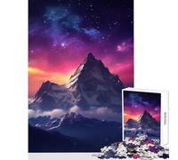 Rompecabezas de 1000 Piezas Cumbre Luminosa decoración del hogar Juguetes Regalos de Amigo Secreto Juegos educativos interacción Entre Padres e Hijos tamaño 50x75cm