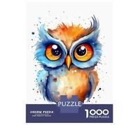 Rompecabezas De 1000 Piezas Cute Baby Owl Rompecabezas para Adultos Juego De Ingenio Difícil Difícil Único Cumpleaños Y Regalos 70x50cm/1000pcs