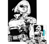 Rompecabezas de 1000 Piezas Cyberpunk Ghost Hot Sniper para cumpleaños Navidad Pero también un Divertido y humorístico Juego Familiar para Mayores de 14 años (38x26cm)