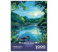 Rompecabezas De 1000 Piezas Danube Delta Biosphere Reserve Romania Rompecabezas para Adultos Juego Familiar Decoración Perfecta Cumpleaños Y Navidad 70x50cm/1000pcs