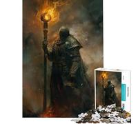 Rompecabezas de 1000 Piezas Dark Paladin Juguetes adictivos para Cultivar la Paciencia Juego Educativo para aliviar el estrés Regalo de cumpleaños (Tamaño 50x75cm)